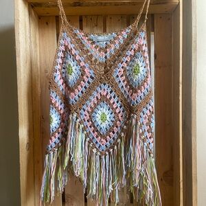 Macrame Fringe Tank